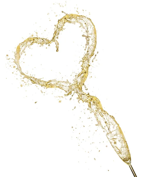 stock image Champagne heart