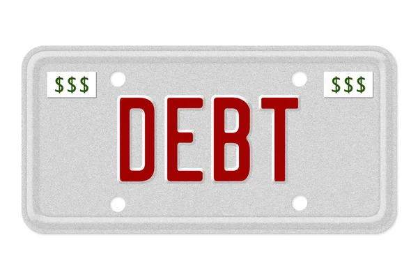 Going into Debt — Stock Photo, Image