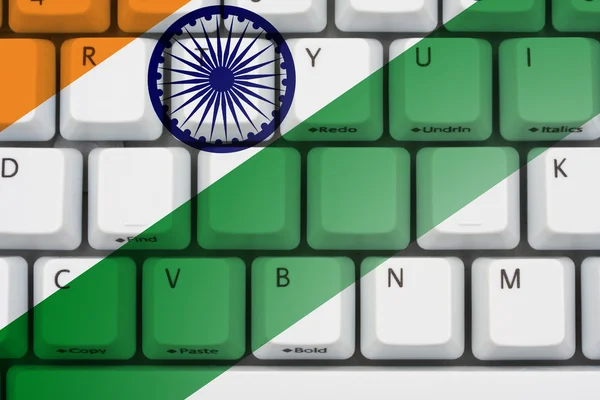 Internet v Indii — Stock fotografie