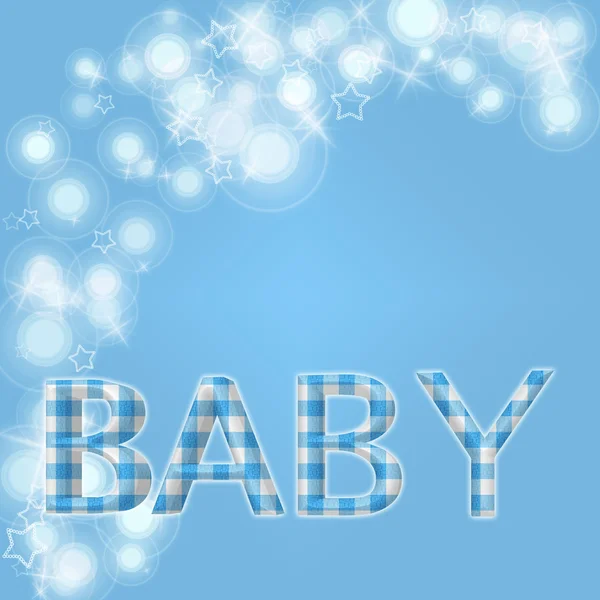 Pale blue baby achtergrond — Stockfoto
