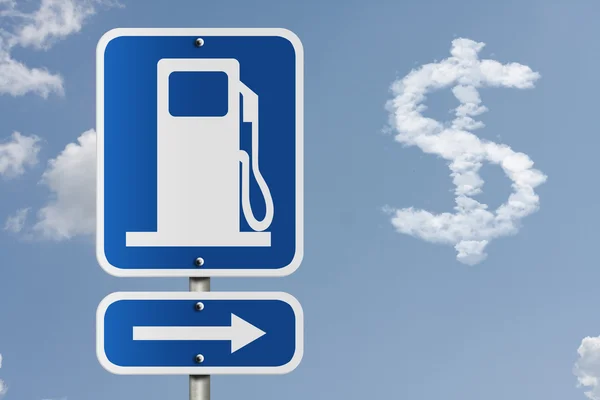 Der Gaspreis — Stockfoto