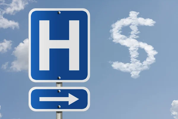 Kosten für den Krankenhausaufenthalt — Stockfoto