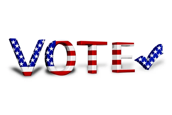 American Vote — Stock Photo, Image