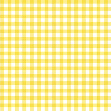 Yellow Gingham Fabric Background clipart