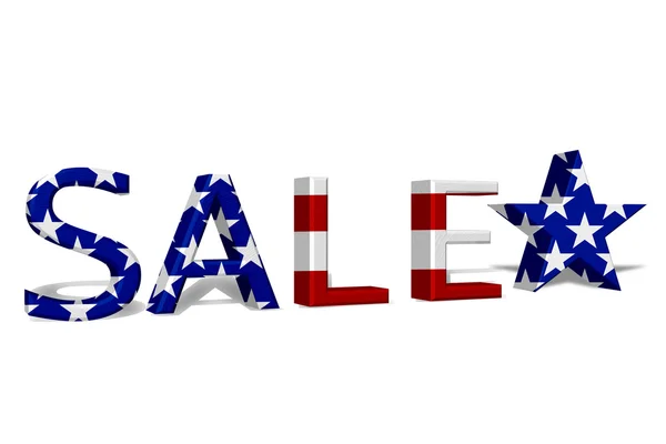 4th July Sale — Stock Photo, Image
