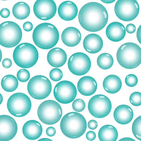 Un fondo de burbuja azul turquesa que es sin costuras —  Fotos de Stock