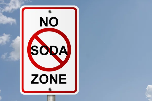 No Soda Zone — Stock Photo, Image