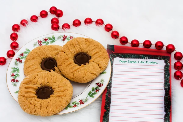 En platta av cookies — Stockfoto