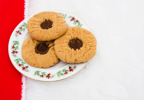 Um prato de biscoitos — Fotografia de Stock