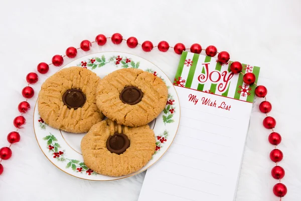 En platta av cookies — Stockfoto