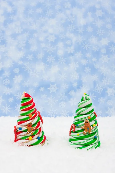 糖果糖圣诞树 — 图库照片