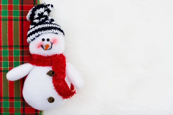 Boneco de neve fronteira — Fotografia de Stock