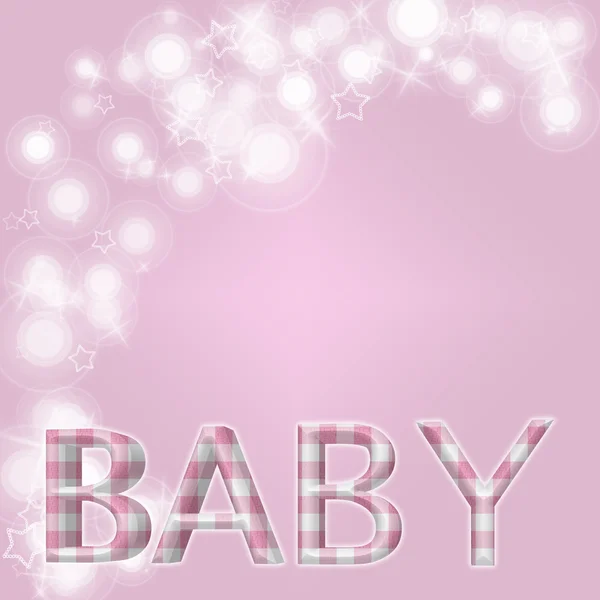 Pale pink baby background — Stock Photo, Image