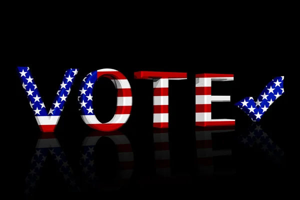 American Vote — Stock Photo, Image