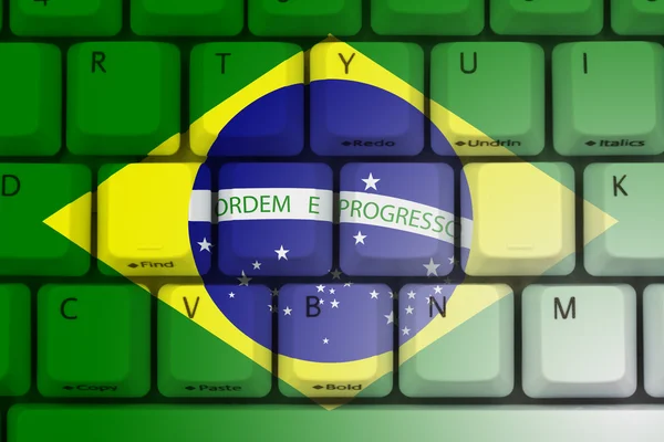 Internetu v Brazílii — Stock fotografie