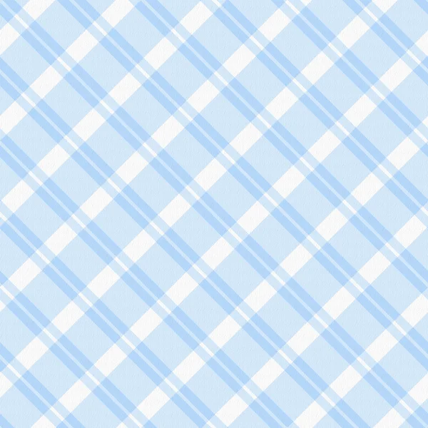 Light blue Plaid Fabric Background — Stock Photo, Image
