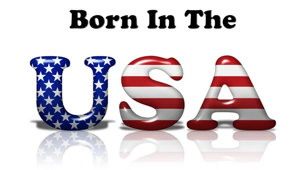 Born In The USA — Stock Photo, Image