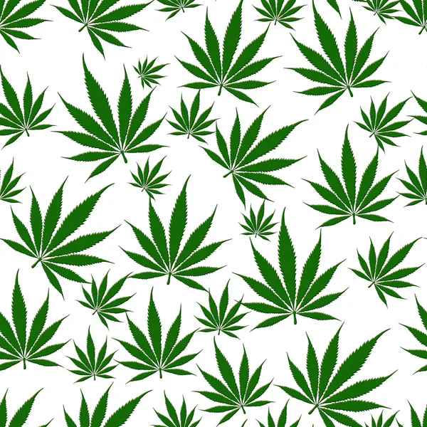 Marijuana Leaf Sfondo senza soluzione di continuità — Foto Stock