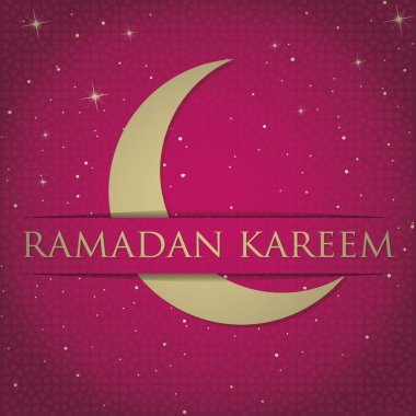 Ramadan Kareem card clipart