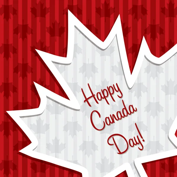 快乐的加拿大日 — 图库照片