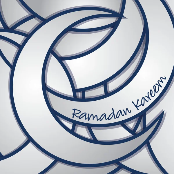 Nagyvonalú Ramadáni üdvözlőlap — Stock Fotó