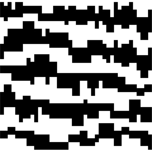 Blanco y negro - patrón abstracto — Vector de stock