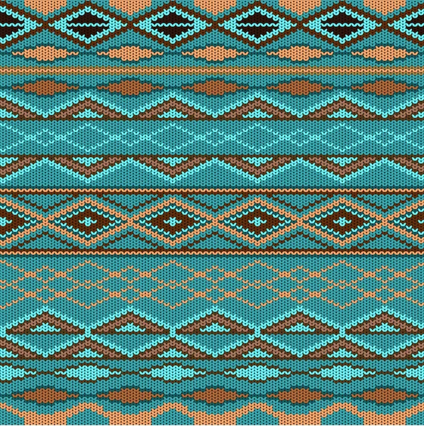 Modèle - laine tricotée — Image vectorielle