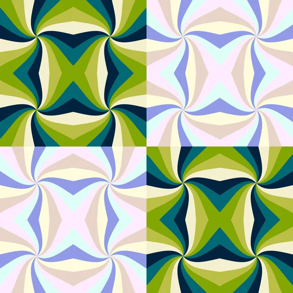 Modèle dans le style abstrait - couleurs duotone — Image vectorielle