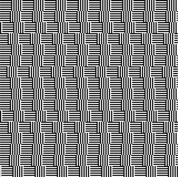 Golven patroon met lijn black and white — Stockvector