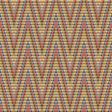 Colored texture in zig zag clipart