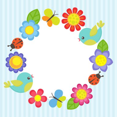 Flower frame clipart