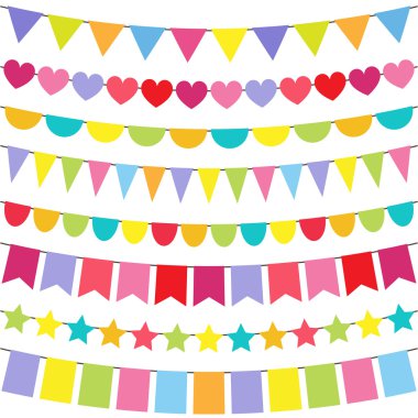 Vector Bunting clipart