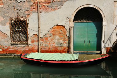 Boat in Venice, Italy clipart