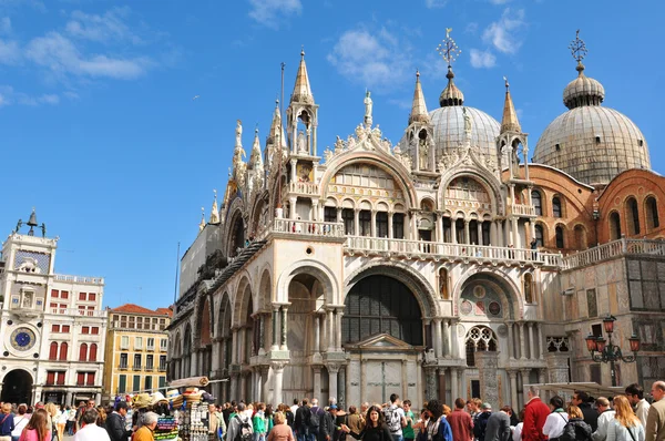 San marco basiliek in Venetië, Italië — Stockfoto