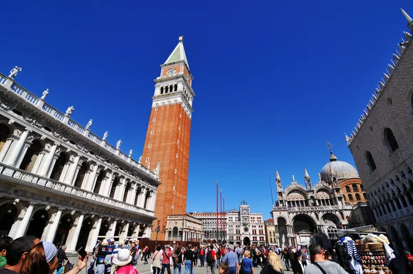 San Marco-plein in Venetië — Stockfoto