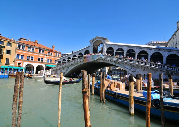 Ponte rialto, Venetië — Stockfoto