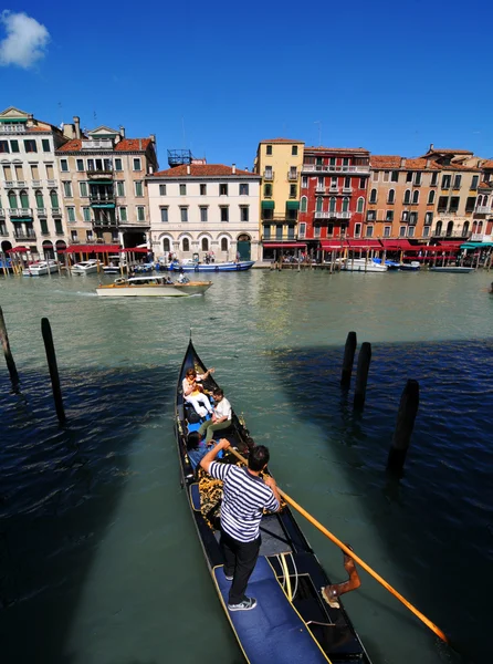 Gondola in venice, — стоковое фото