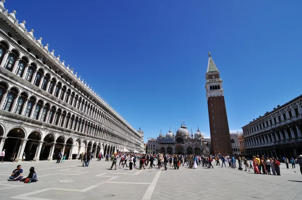 St. Mark 's Square, Venetië — Stockfoto