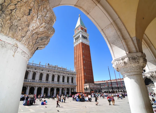 San Marco-torget i Venedig — Stockfoto