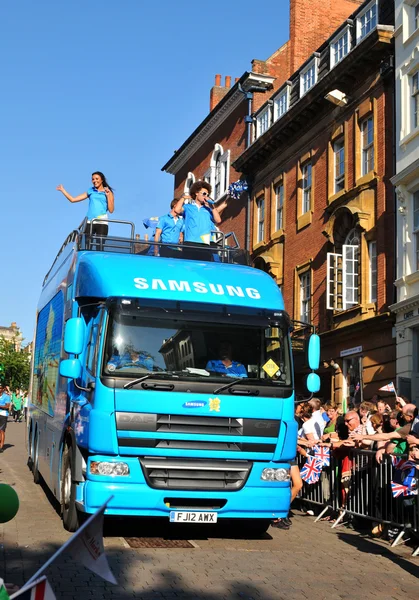 London 2012 Olympic Torch Relay — Stock Photo, Image