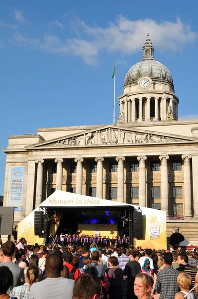 London 2012 Olympic Torch Relay concert — Stock Photo, Image