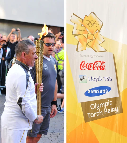 Londra 2012 Olympic Torch Relay — Foto Stock