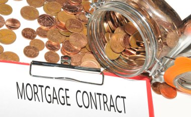 Mortgage contract clipart