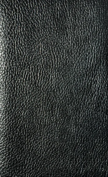 Cubierta de cuero negro — Foto de Stock