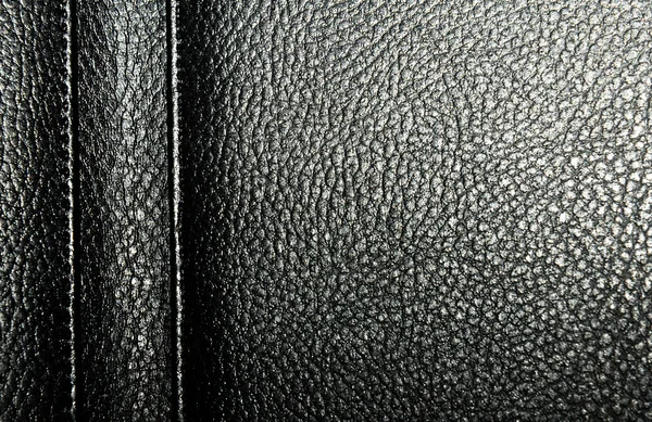 Capa de couro preto — Fotografia de Stock