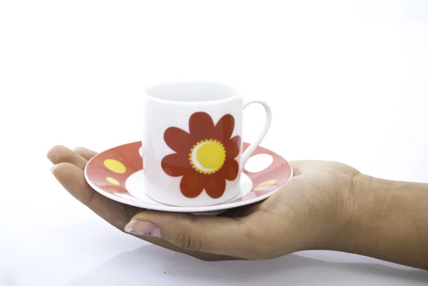 Taza de té en las manos —  Fotos de Stock