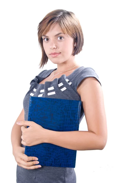 Young woman preparing for meeting — Stock Photo, Image