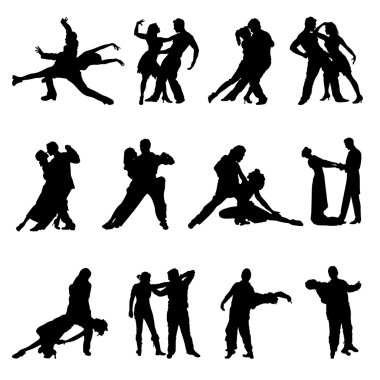 Couple Dancing clipart