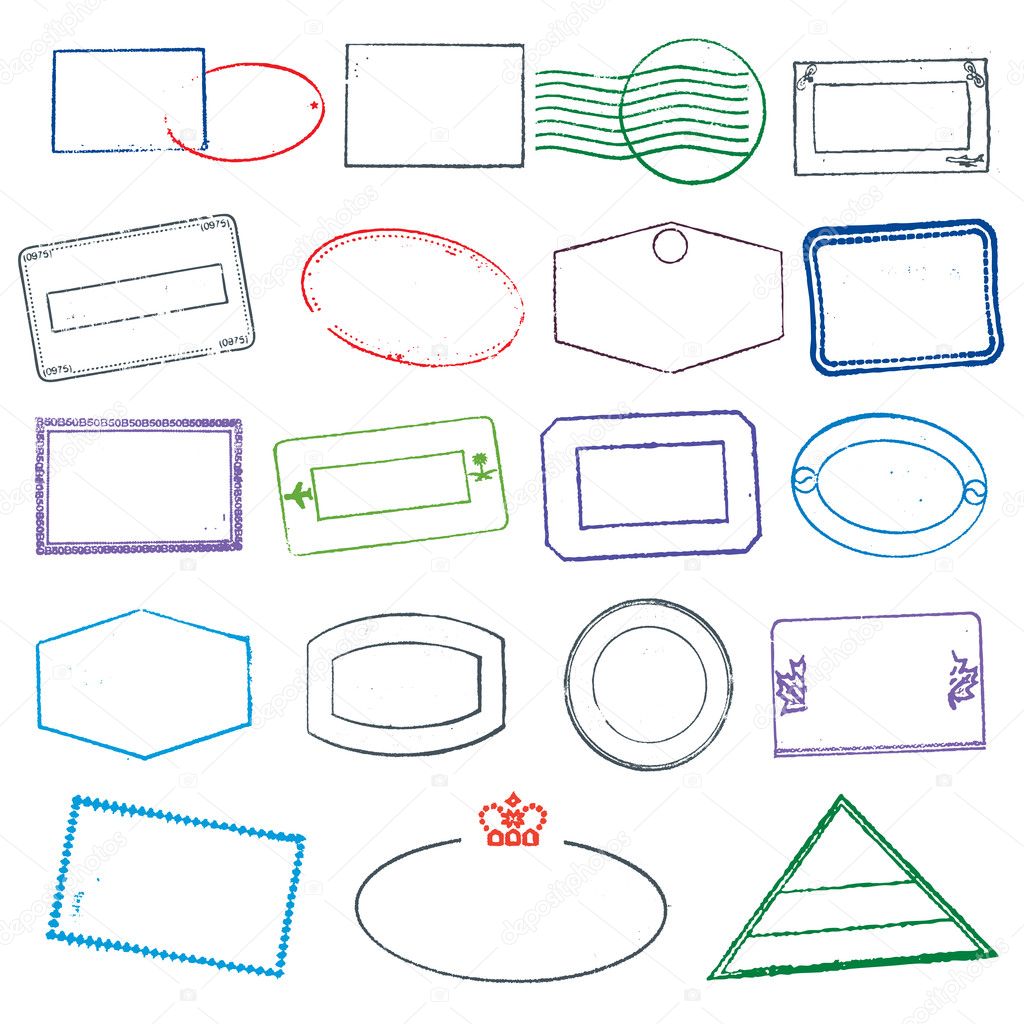 Vector Rubber Stamps