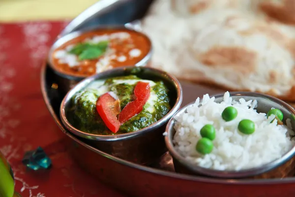 Ινδικό φαγητό Royalty Free Εικόνες Αρχείου
